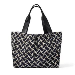 DVF for Target Vintage Weave Neutral Tote Bag NWT
